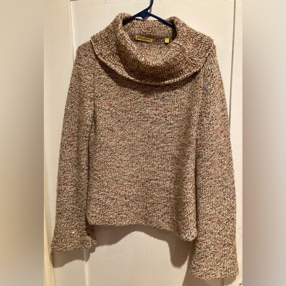 LLuis Genero Alchemy Wool and Silk Blend Turtle Neck sweater Made in Spa…